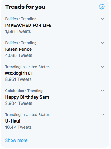 6502_ftw's tweet photo. Sometimes I like to try to come up with a situation in which all five trends are part of the same story, which I guess is like a real-life #machineofdeath game (h/t: @malki). https://t.co/SaSEaIbDqt