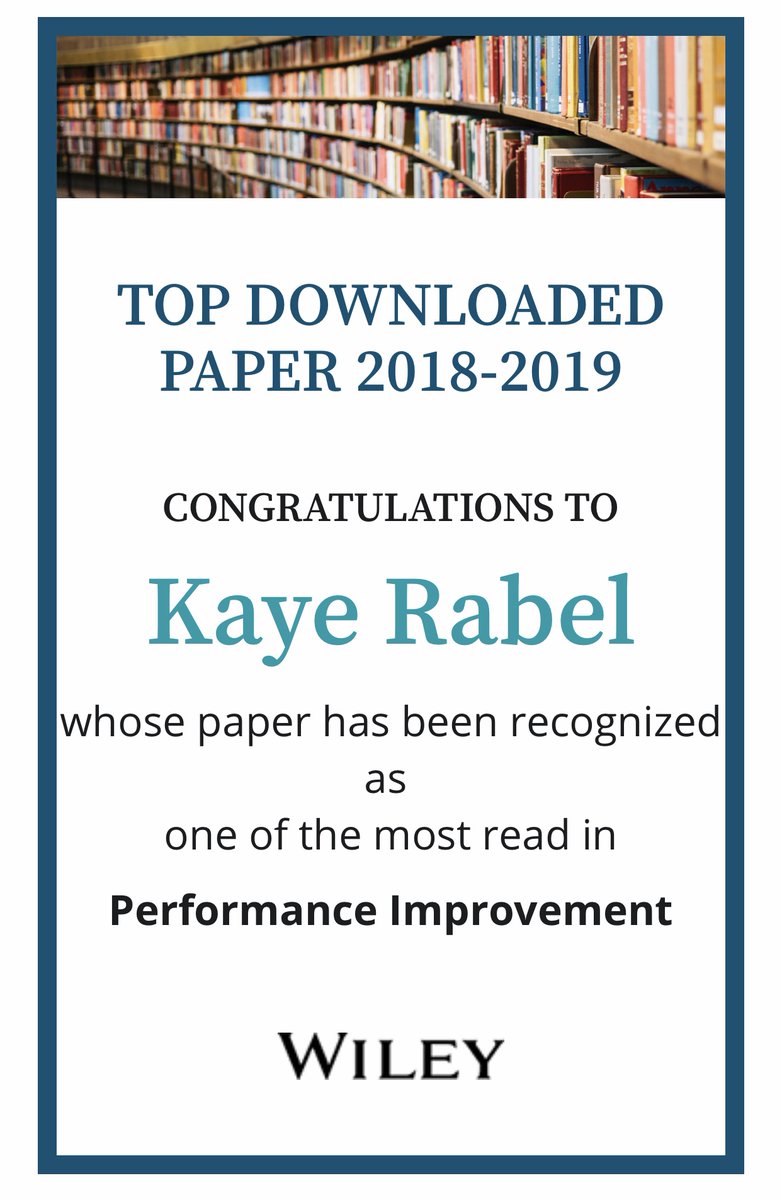 kaye_rabel's tweet photo. #TopDownloadedArticle
Thank you to the people who downloaded and read this article. I hope you found it useful. Thank you Wiley for publishing the article and recognizing this milestone. https://t.co/KPV5zY31tA