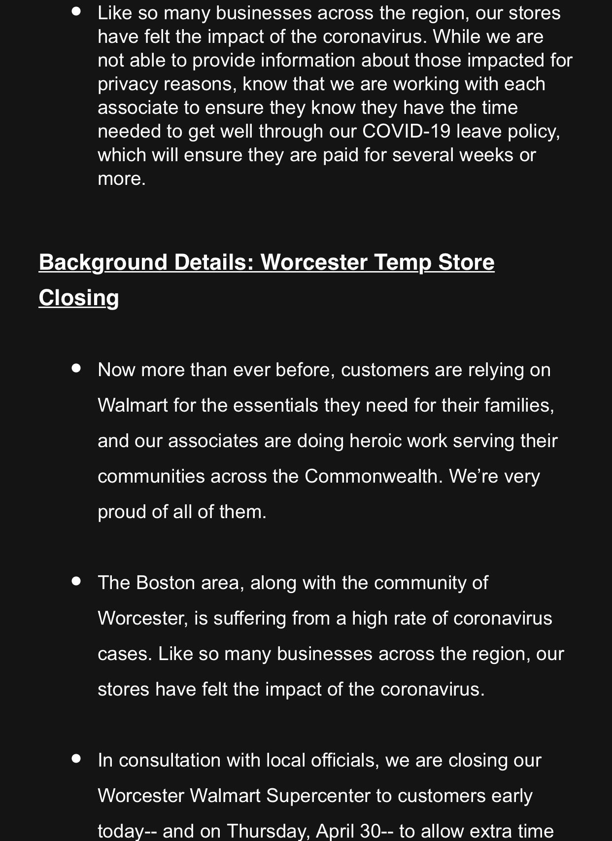 Walmart Worcester