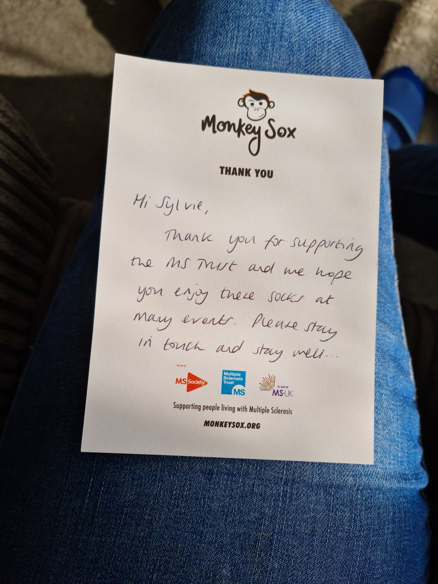 Sylviefitz63's tweet photo. @monkeysox_org #sockingittoms #lovemysocks #helpingtofightms #monkeysoxs https://t.co/ZZN0ppUYWb