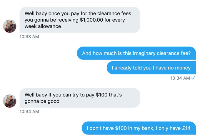 2 pic. I get messages like this at least once a day, today I finally snapped. Findommes, Sugarbabies