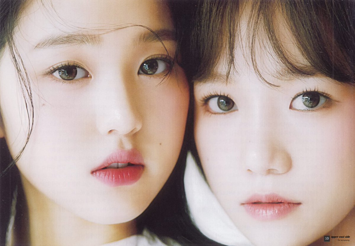womiyoung's tweet photo. fairytales have never been this grimm. a tale of two sisters but its wonyoung and yuri unnie! 👭 https://t.co/2jEsK3zxre