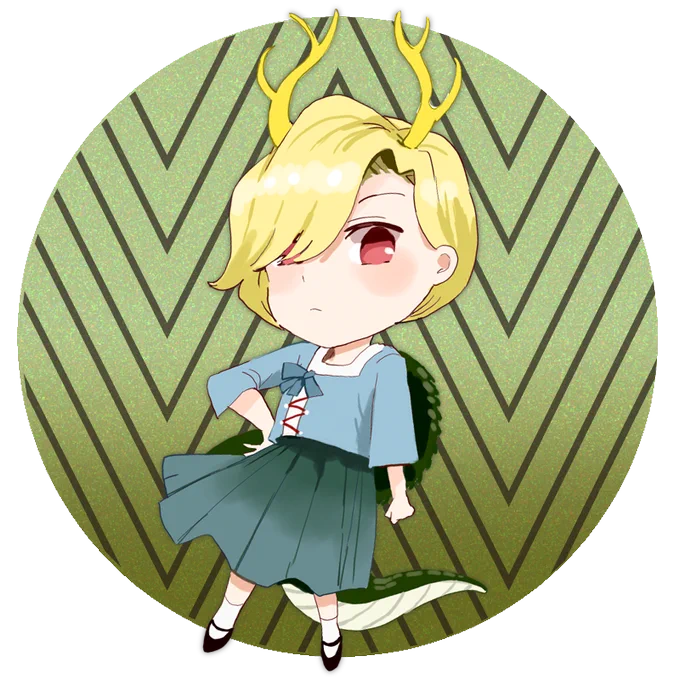 新刊用に鬼形獣デフォルメキャラ描いたよその2(袿姫は表紙なのでいません) 