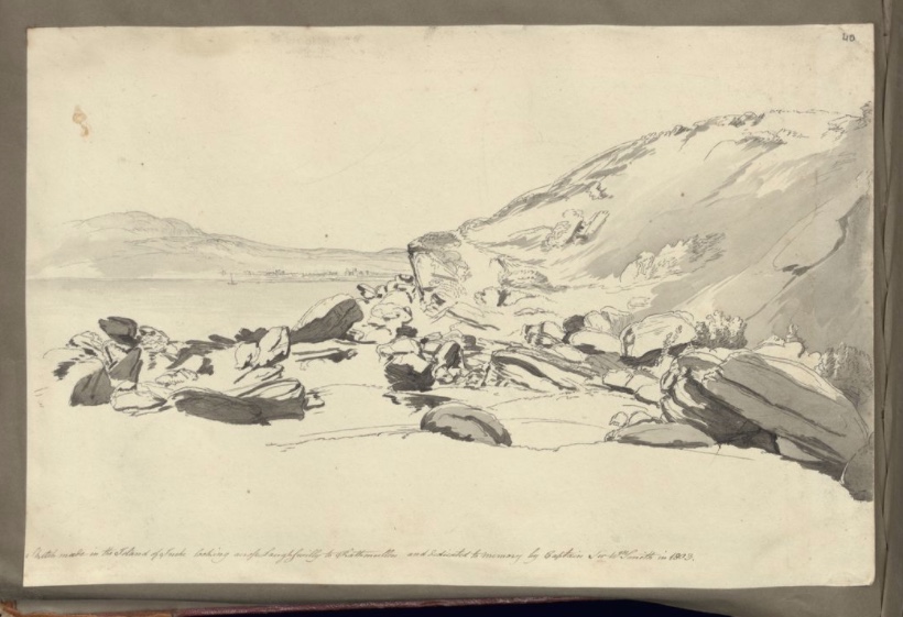 CINE_Donegal's tweet photo. And that's the Smith sketch from the same spot in West Bay, Inch. https://t.co/trP3UFgO9z https://t.co/BF1SoXn1kr