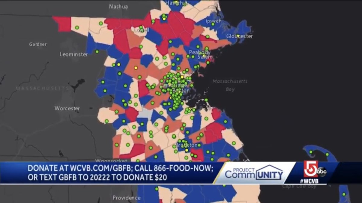 antoinetteA's tweet photo. $2.1 million raised so far and we still have two more days to go of our 5x5 Food Drive. The @Gr8BosFoodBank doesnโt just serve the cityโฆ But a wide area. Any amount you can donate helps! #wcvb #endhunger #fooddrive5 https://t.co/GSFgu77Tby