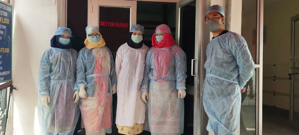 SajjadKargili_'s tweet photo. #NHM health workers in #Kargil are tirelessly working on frontline amid to fight against #CoronavirusPandemic along other healthcare professionals. The #UT_admin must assure the job security & equal salary.
@lg_ladakh @ladags https://t.co/tLQl6MZzgy