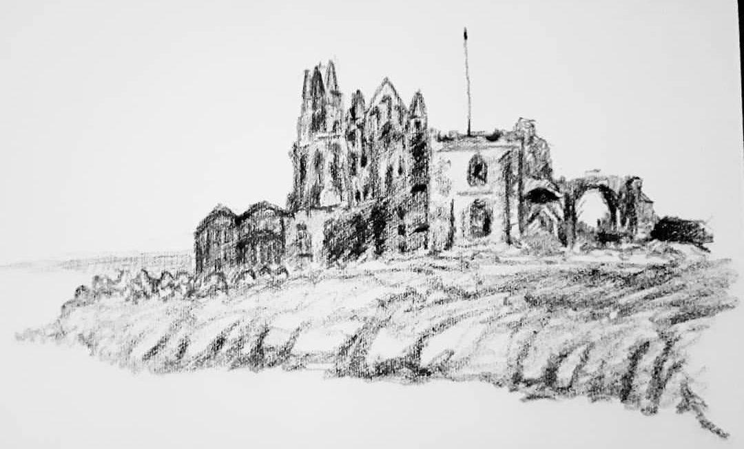 Cornucopia_Art's tweet photo. St Hilda of Whitby #folklorethursday legend said to have cast snakes from the headland onto the Scar where they turned to stone. Heroine, patron saint of learning and culture, mother to all who knew her. Read more in my blog
https://t.co/o5TXSJz8yN
#whitby #sthild https://t.co/8WmY1rlJvZ
