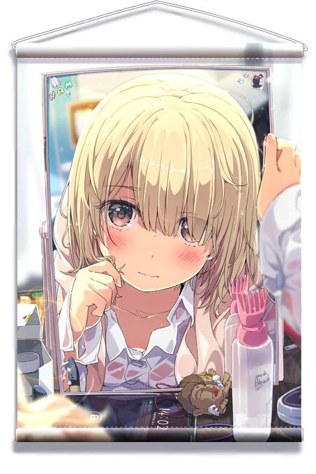 新刊セットに付属のタペストリー。刷り上がりも良好です。A4のデスクサイズです～ 