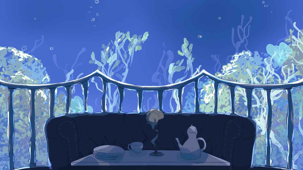 藤墅 作業 ツイステファンアート モストロ ラウンジの背景フリー配布します 白黒にして漫画に使ったり ぼかしてイラストの背景にするなどご自由にどうぞ 加工やトリミングもokです 雑 頑張って描いたけど間違っ