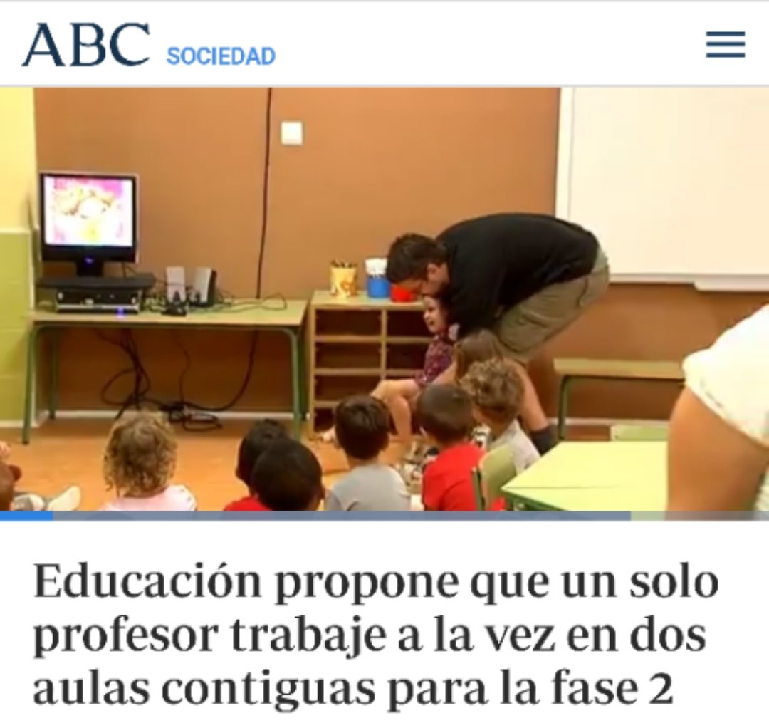 usteasevilla's tweet photo. ¡Por fin admiten publicamente que es necesaria la #BajadaDeRatioYa!

Pero como siguen sin querer invertir en educación, salen con un nuevo disparate: 1 docente para 2 grupos.

¿Eso era la #NuevaNormalidad? ¡Pues igual de indecente que la vieja! https://t.co/ln4fNg8fmZ