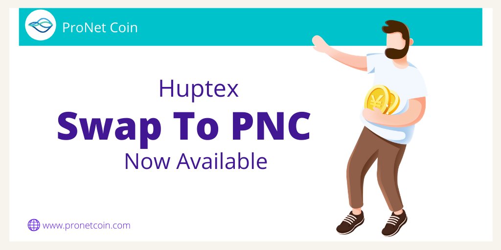 Huptex to PNC swap is now available, you can swap your coins on pronetcoin.com #Huptex