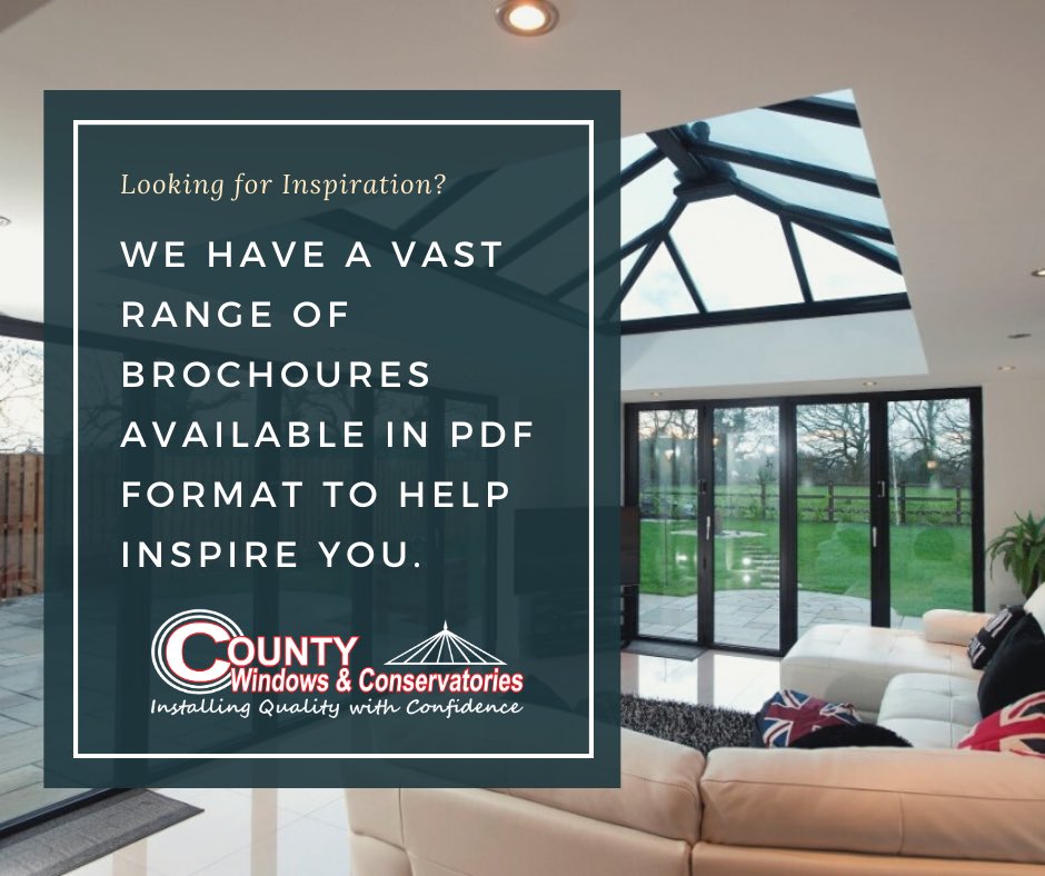 CountyWindow's tweet image. Whilst we are all staying safe and our showroom is closed, we can still send you lots of information to help inspire your new windows, doors and glazed extensions. Just drop us a tweet or email sales@countywindowsltd.org.uk we’re here to help 🤗