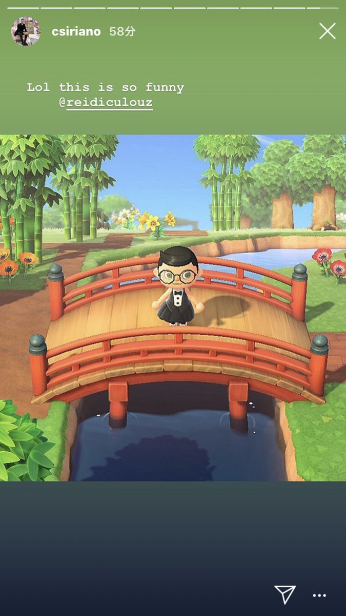 Mm ぶつ森でビリーポールターが着たタキシードドレスを作った人がいたらしくて クリスチャンシリアーノが上げてた めっちゃかわいい