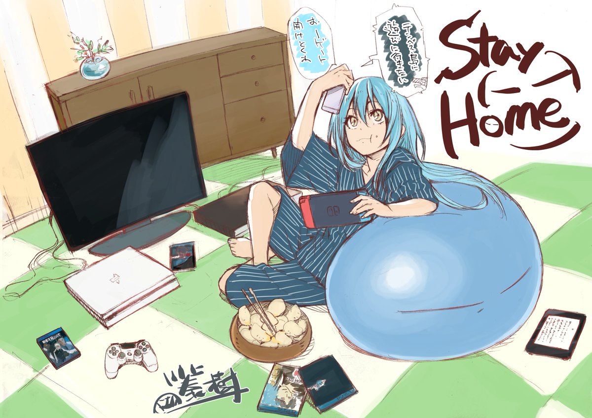 分享 川上泰樹新繪的 關於我轉生變成史萊姆這檔事 插圖 關於我轉生變成史萊姆這檔事哈啦板 巴哈姆特