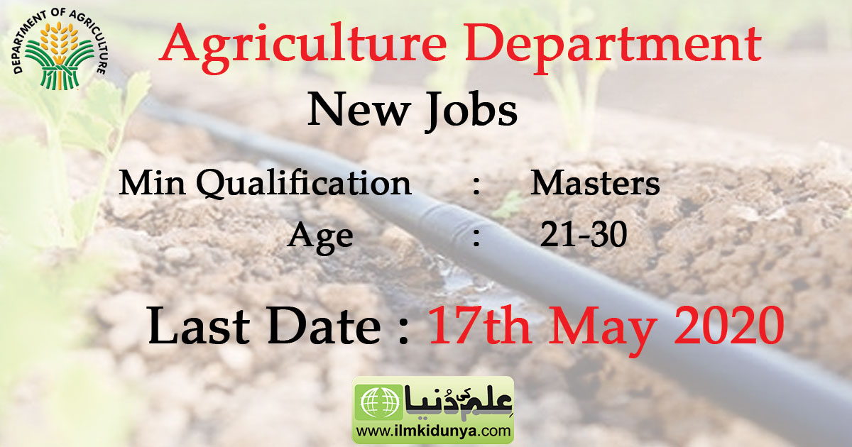 ilmkidunya's tweet photo. Agriculture Department Punjab Announced Latest Jobs 2020
Last Date : 17th May 2020

#latest_job #govt_jobs #agriculture_department #jobs_in_lahore
https://t.co/JT6M9B7d12 https://t.co/i5CA5oxiZR