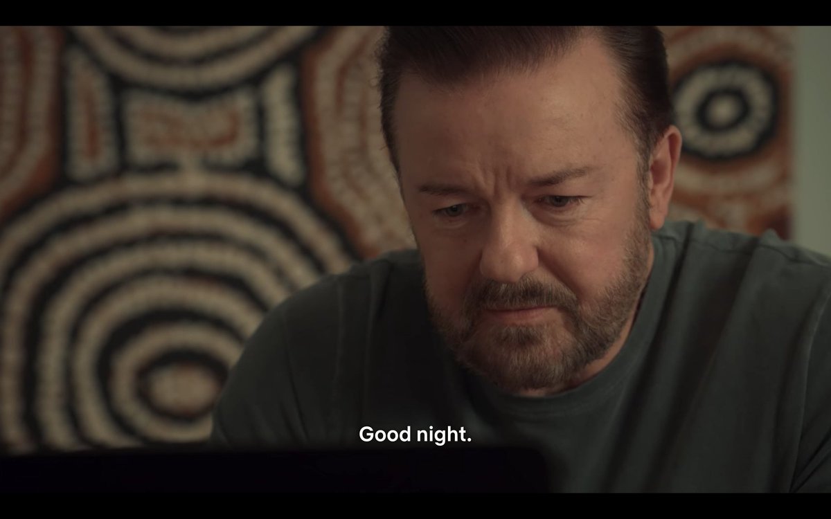 LaneStrannik's tweet photo. #AfterLife2 →this is a lot of emphasis on the details. Simple. Simple about the main: about the details. Of such important little things. And in these little things get to know yourself. 

Thanks very much for @rickygervais and all participants of the show #AfterlLife!.. https://t.co/i45pmPlGL4