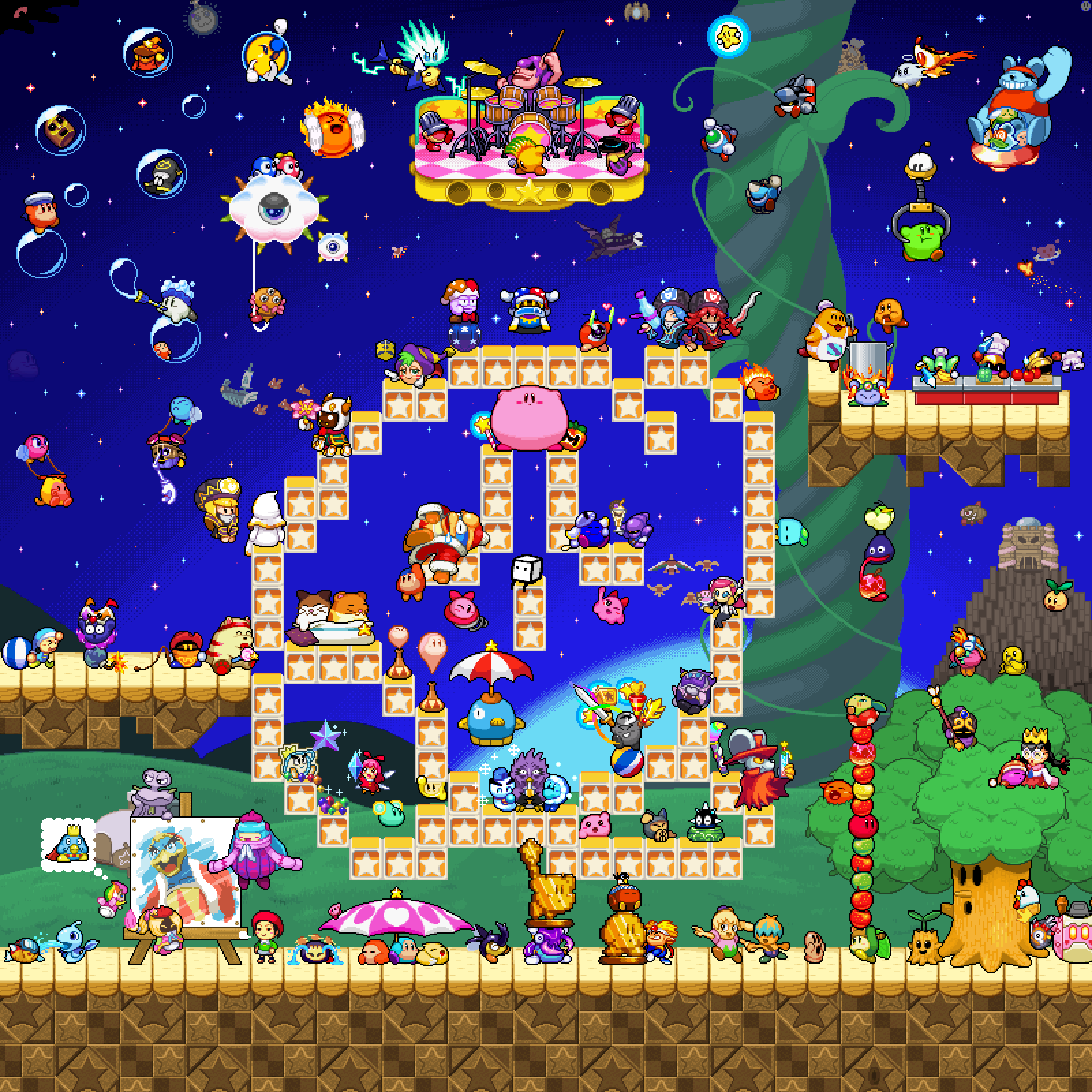 Jon カービィのドット絵描いてます 最近は描けてないですがポケモンもたまに描いてます T Co Sna0iwt9nf こちらのさいとで素材配布もしてます ドッターさんつながれ T Co Wiqytkjma4 Twitter