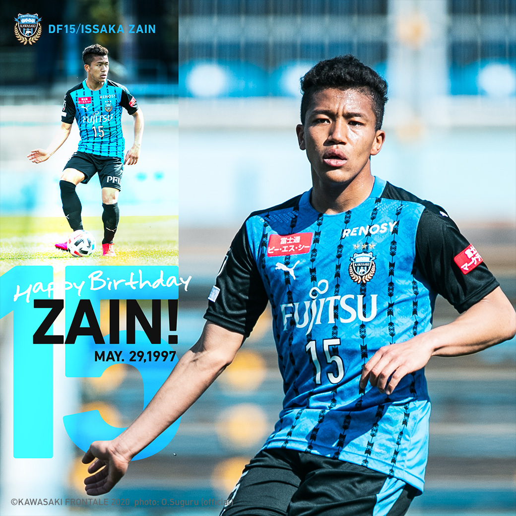 川崎フロンターレ على تويتر 本日 5月29日はイサカ ゼイン選手の誕生日です Happy Birthday ゼイン 広報 Frontale