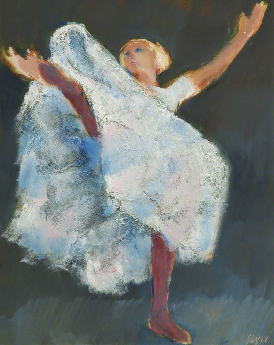 We love sense of movement in these two paintings from our collection – ‘Ballerina’ by Harold Riley and ‘Circus Horses’ by Henry Phelan Gibb. Can you re-create these movements in your home or garden? #museumathome #movement #MCRmissesyou