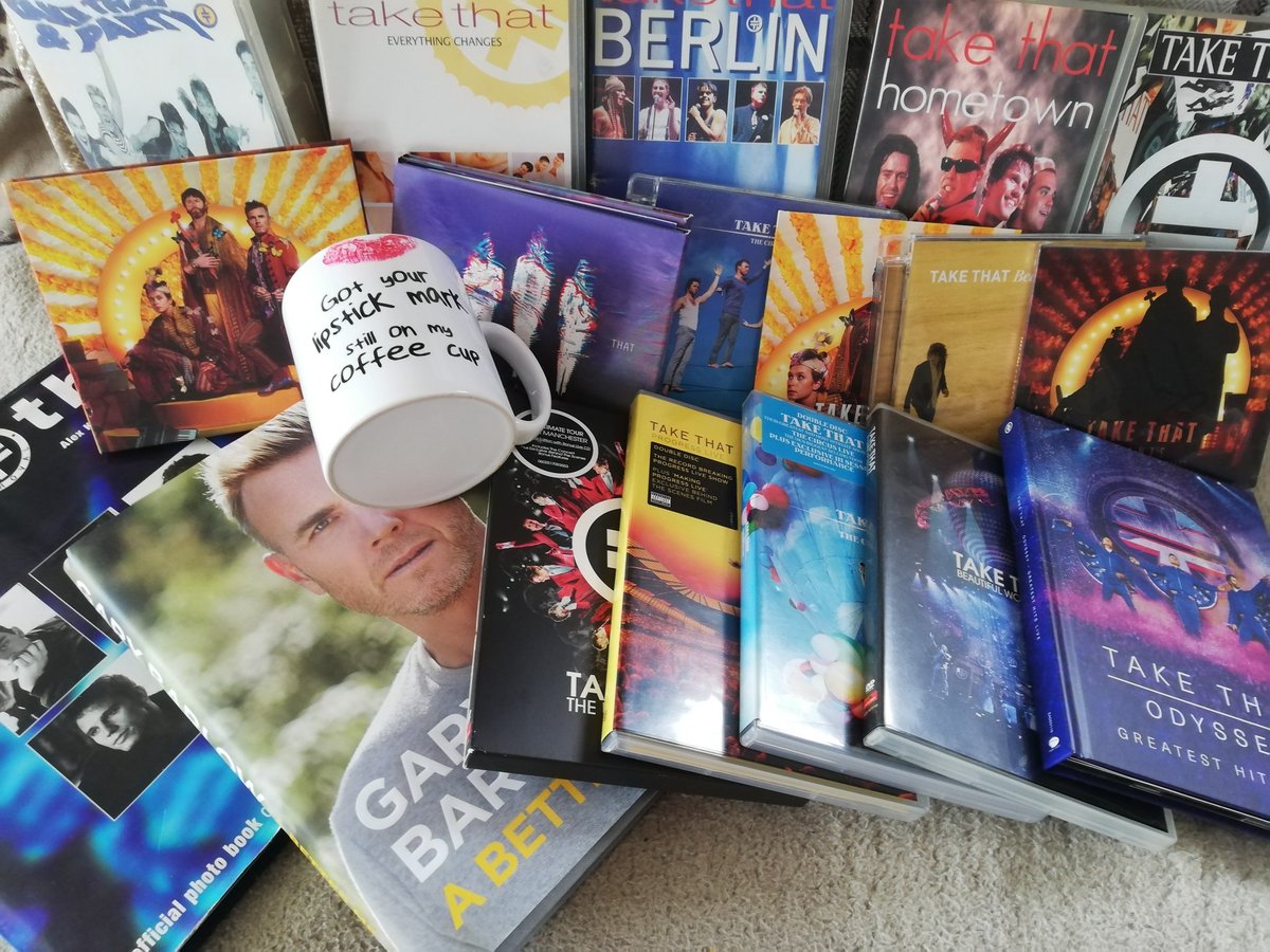 joanne78xo's tweet photo. @takethat Just a handful of my @takethat collection #TakeThatChallenge https://t.co/DTsShqblkP
