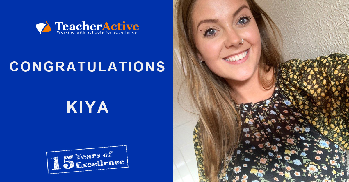 teacheractive's tweet photo. We have some brilliant news - Kiya Bowers from resourcer to consultant this week! It's a great milestone in her career.
CONGRATULATIONS KIYA!
#15yearsofpromotions #15yearsof #teacheractive #15yearsofexcellence https://t.co/p0OTvzmcKh