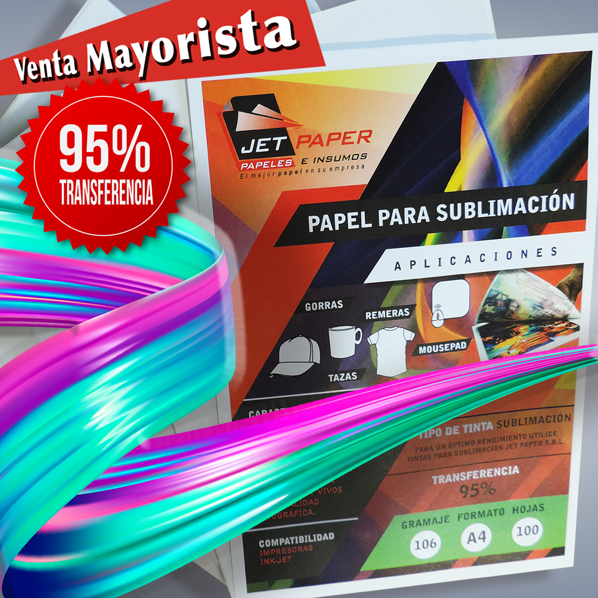 JetPaperSRL's tweet image. Papel para Sublimación. Encapado y transfiere el 95% de la tinta. El papel limpio después del proceso. Es optimo y compatible para impresoras Inkjet. Medidas: A4 en 106 grs. // A3 en 200 grs. y medidas especiales. WhatsApp 15-2368-0898 - 4202-5147/615
jetpaper.com.ar/#!/categoria/1…