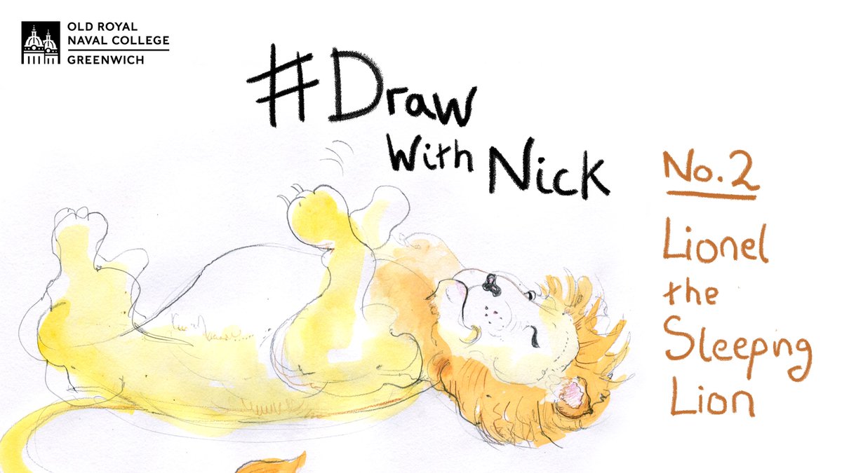 orncgreenwich's tweet photo. It's hard work learning from home - why not take a break for some drawing with @nickillustrator?
Lionel the Lion is feeling sleepy - show us your sleeping lions using #DrawWithNick!
https://t.co/xXPEvBZkEI
#MuseumFromHome https://t.co/Ah6tQA3cxu https://t.co/NZxayreWPA