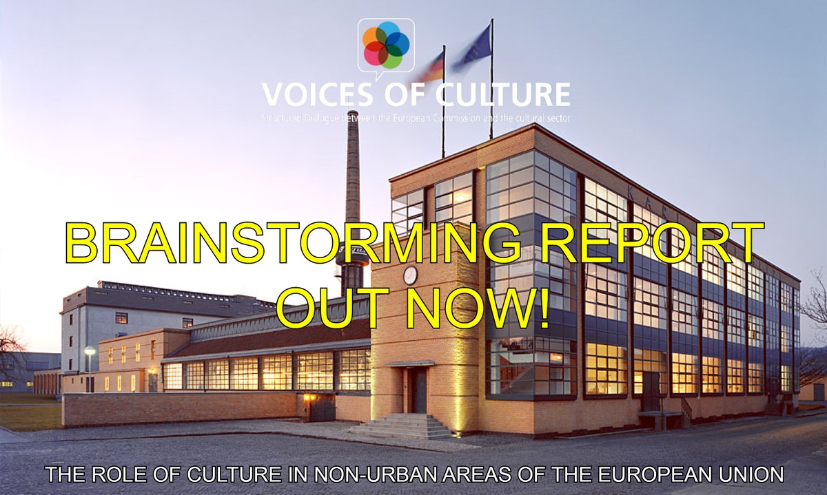 🥳🎉 We are delighted to announce the publication of the Brainstorming Report on the topic ‘The role of culture in non-urban areas of the European Union’. 🥳🎉

The report can be accessed via our website:

tinyurl.com/ybo4u4ad

#voicesofculture