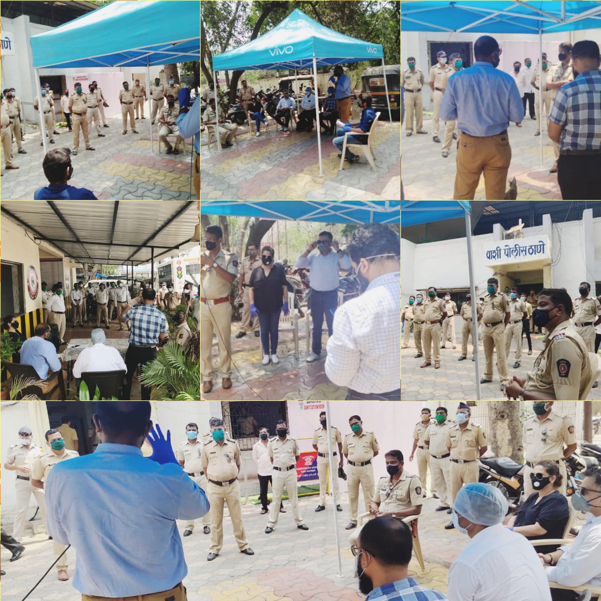 DeshVoice's tweet photo. Conducted a stress management session with a team of doctors at vashi police stn and vashi traffic dept under navi mumbai police stn @Feedppl @ua_shirin @Iamrahulkanal @priyankac19 @AUThackeray https://t.co/CUSrqMNMNN