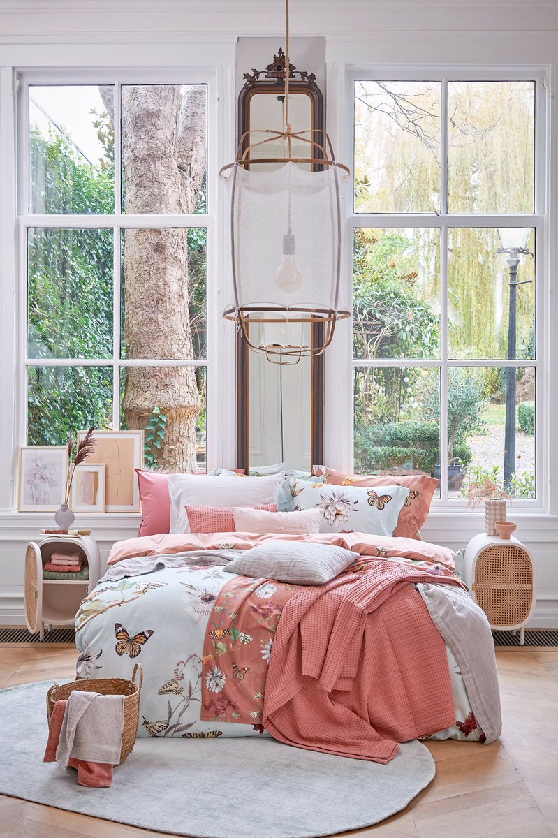 Voorjaar in huis. #dekbedovertrek WIJ ZIJN OPEN