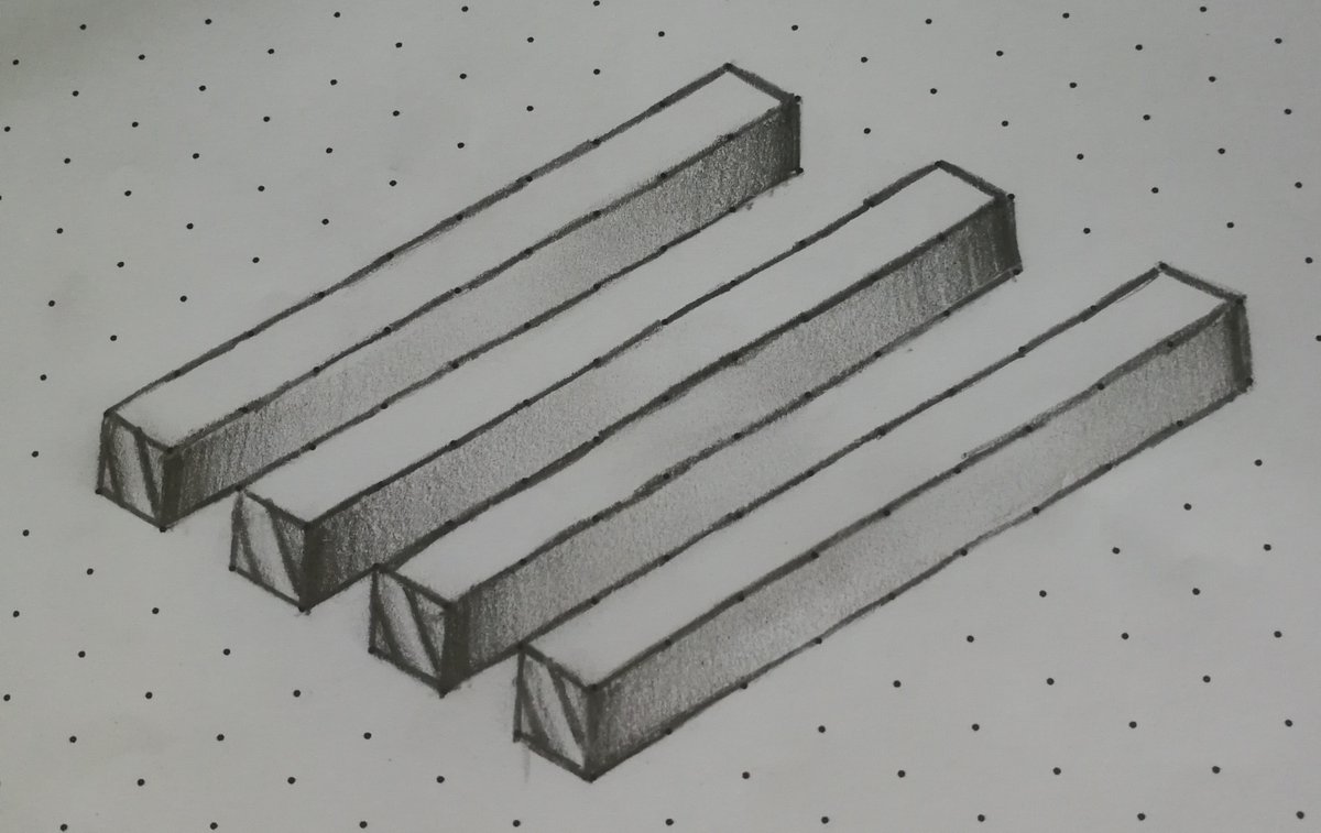 What a wonderful representation of an impossible object from Harry L in Year 8 using isometric paper! The shading makes it even more spectacular! These types of objects, such as the Penrose Triangle, featured heavily in the work of Dutch artist M.C. Escher. Can you find any more?