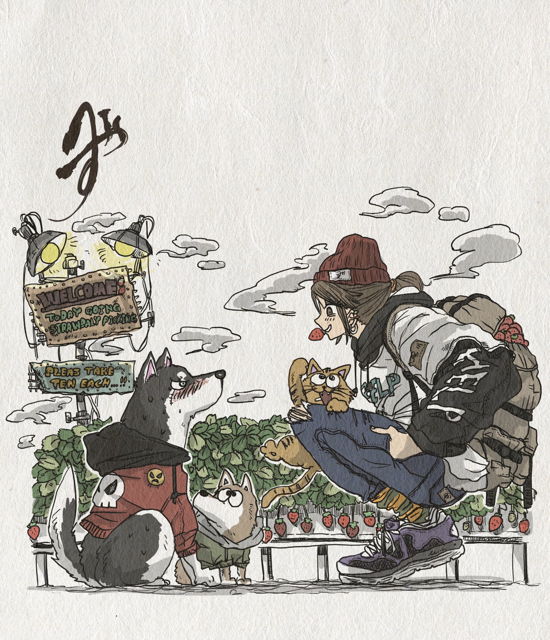 お絵描きアニマルさん Reel by SPACE CLOTHING (@apocalypse_art) · August 27, 2025