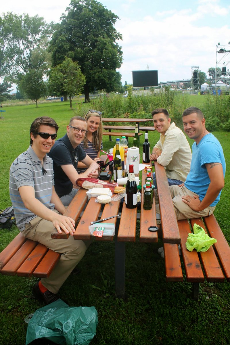 rjmlaird's tweet photo. Remembering also some great experiences with my @ISUnet classmates during #SSP13, rocking up to the park French 🇫🇷 style with wine, cheese and baguettes, of course. 😋 #strasbourg #spacehour https://t.co/rAPbCbYv4l