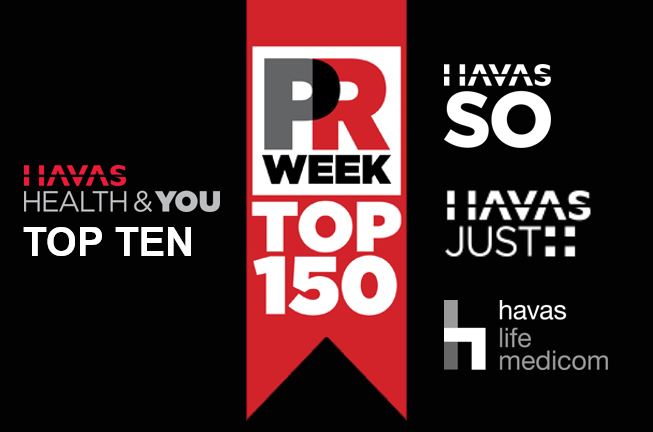 Havas_SO's tweet photo. We are excited and proud that Havas Health &amp; You has been ranked 8th out of 150 agencies in the PR Week top 150 Healthcare agencies! @havashealthyou @havasjust @havaslifemedicom https://t.co/NOKSPeJZwf