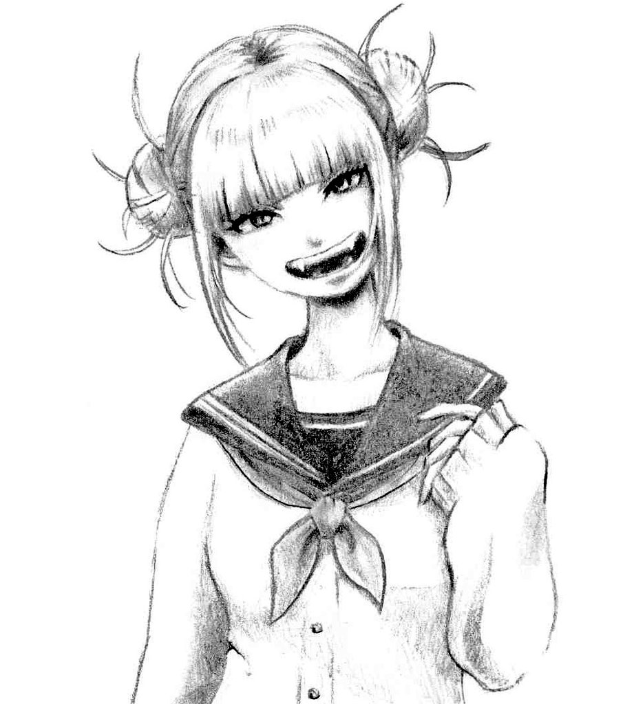 ヒロアカ 鉛筆で描きました 僕のヒーローアカデミア ヒロアカ トガヒミコ 創 りゅうちゃん 幻想絵師 のイラスト