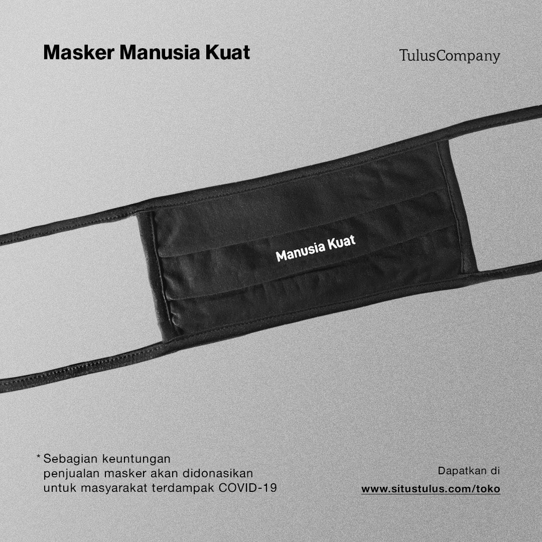 Dapatkan segera “Masker Manusia Kuat” hanya di situstulus.com

Sebagian keuntungan penjualan masker akan didonasikan untuk masyarakat terdampak Covid-19.

#EtalaseTulus