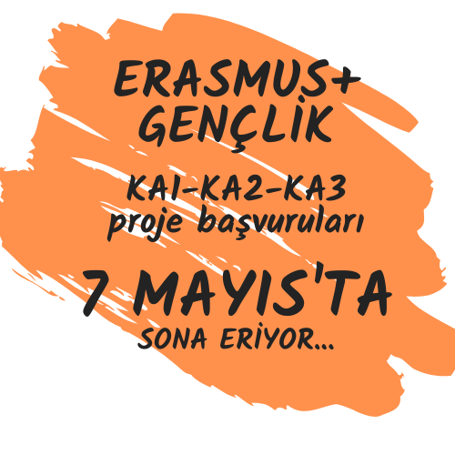 Başvurunuz hazır mı ⁉️

📢Erasmus+ Gençlik KA1-KA2-KA3 projeleri ikinci dönem başvuruları için son başvuru tarihi yaklaşıyor.

Son Başvuru: 7 Mayıs 2020⌛️