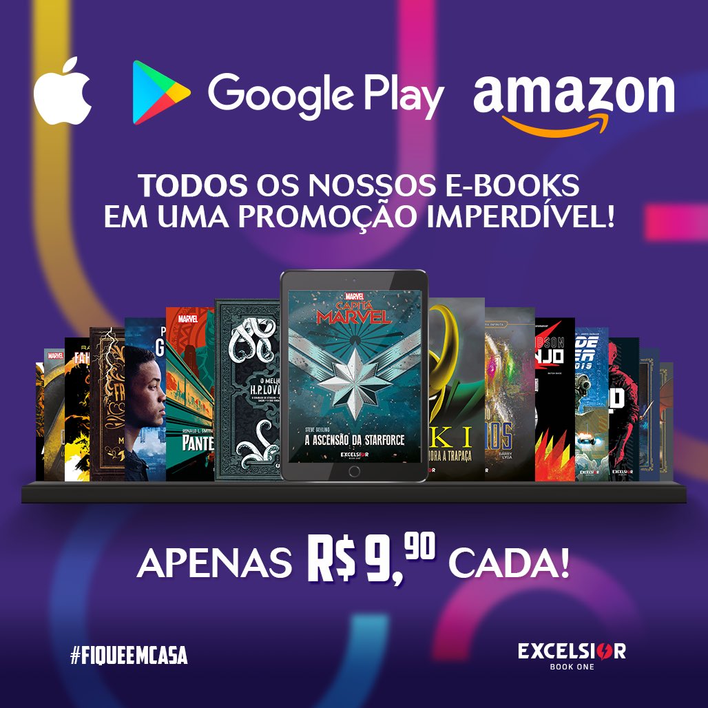 edexcelsior's tweet image. Continuamos com a nossa promoção para que você continue em casa. #editoraexcelsior #fiqueemcasa