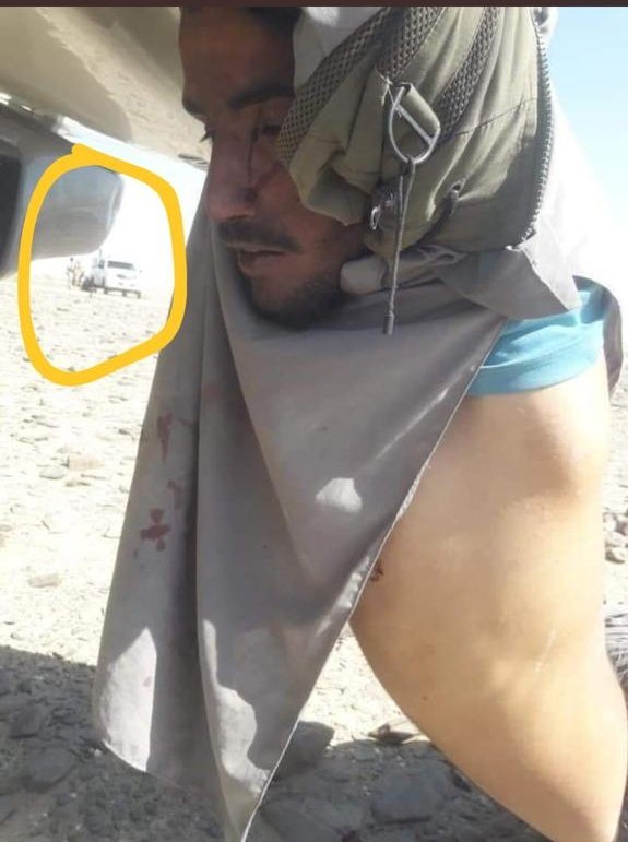 BhawalMengal's tweet photo. Why was this Baloch's dead body dragged behind a military vehicle after being killed in Panjgoor #Balochistan ?

Officals acknowledged their killings but what law on earth justfies dragging corpses?

Is it the same satisfaction religious extremists get when they behead corpses? https://t.co/IMDlVpEqAc