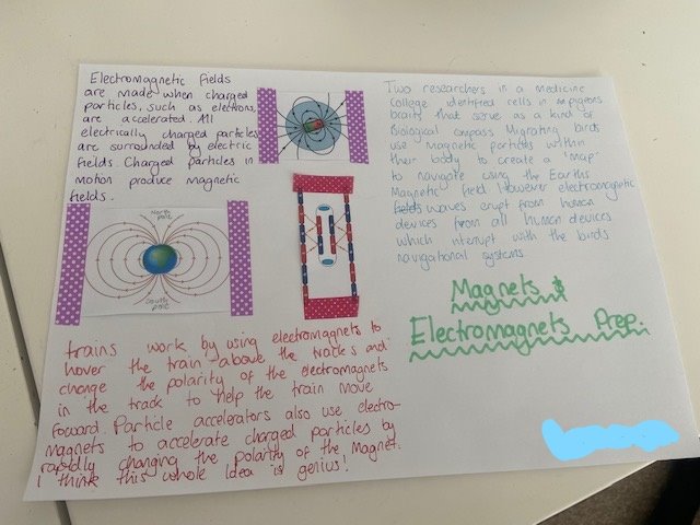 SHS__Science's tweet photo. Well done Jessica on making a compass! #ThursdayScience
@ShenfieldHigh https://t.co/zBGQhEilGg