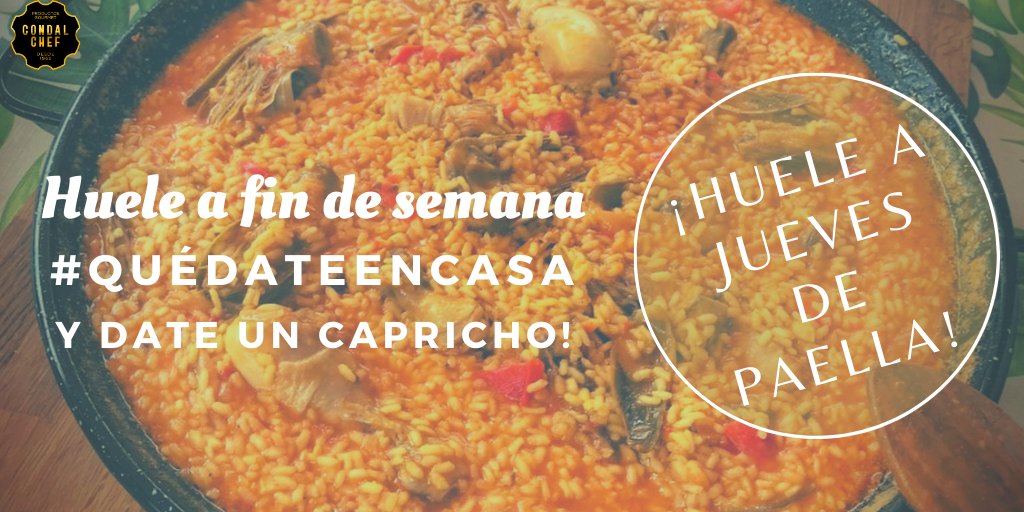😋HUELE A JUEVES DE PAELLA 🥘
Recuerda que #SEGUIMOSATULADO para que realices tus pedidos. 
🔸 𝐖𝐡𝐚𝐭𝐬𝐚𝐩𝐩: 𝟔𝟓𝟏 𝟖𝟗 𝟑𝟐 𝟕𝟑⠀⠀
🔸 𝐌𝐚𝐢𝐥: 𝐩𝐞𝐝𝐢𝐝𝐨𝐬@𝐜𝐨𝐧𝐝𝐚𝐥𝐜𝐡𝐞𝐟.𝐜𝐨𝐦⠀⠀
🔸 𝐝𝐢𝐫𝐞𝐜𝐭𝐚𝐦𝐞𝐧𝐭𝐞 𝐜𝐨𝐧 𝐭𝐮 𝐜𝐨𝐦𝐞𝐫𝐜𝐢𝐚𝐥.⠀⠀

#QuedateEnCasa