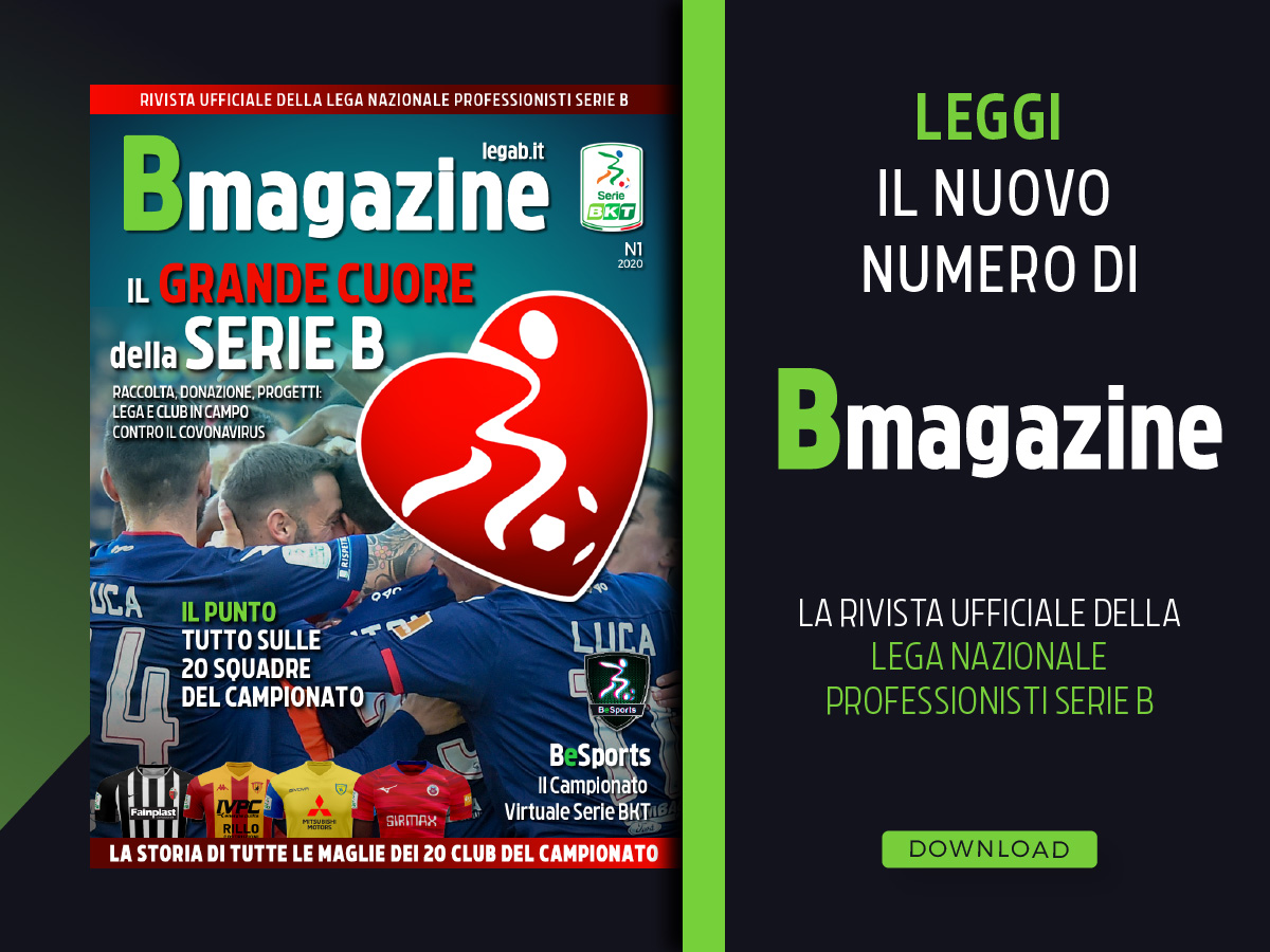 Lega_B's tweet photo. 📰⚽💥 È online il B-magazine! Non perderti il primo numero del 2020 della rivista online ufficiale della #LegaB con tanti approfondimenti e notizie sulla stagione 2019/20 della #SerieBKT e sul 90° anniversario del nostro campionato 👉 https://t.co/wg2XVgwMJS https://t.co/C6Alm6rVOP