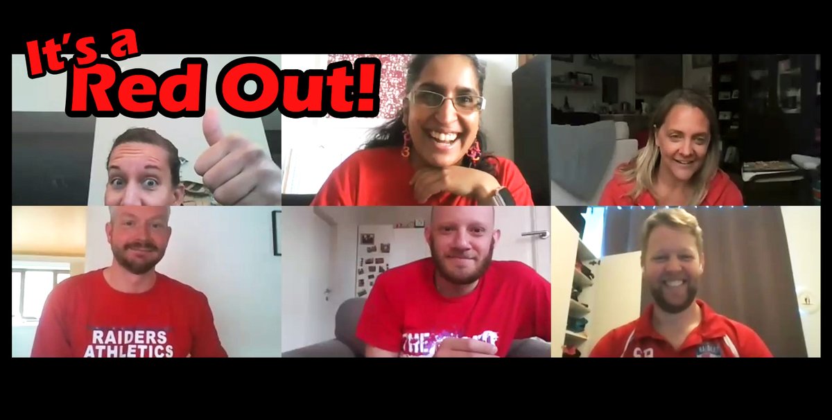 infinite8math's tweet image. .@ISB_MS #spiritweek  Raider&apos;s Red Out Day!  #teammath