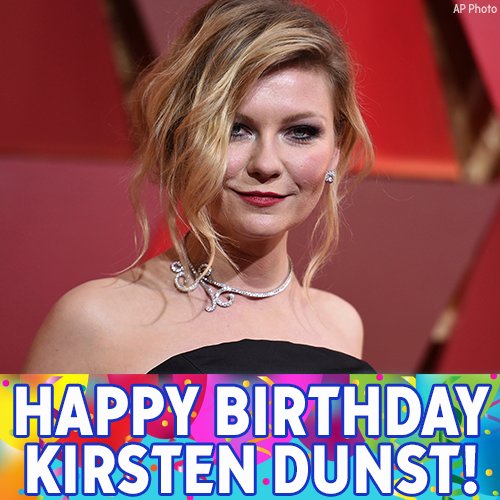 Yeah! \"Bring it On\" actress Kirsten Dunst turns 38 today! Happy Birthday! 