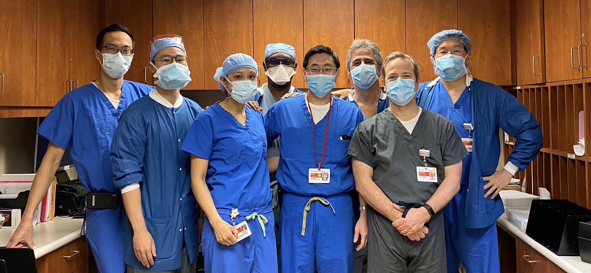 BenLeeCTsurgery's tweet photo. So appreciative of our CT fellows who have selflessly worked with us in our COVID ICU this past month.  @WCM_CTSurgery @NYPQueens @nyphospital https://t.co/j50FgDmn8g