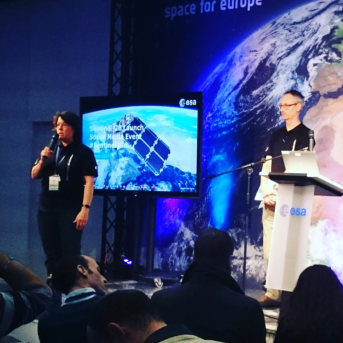 rjmlaird's tweet photo. Some fun memories of #Sentinel2Go @social4space. Thanks @danielscuka @esaoperations for hosting this social media event. The first such event where I became a #sentinerd. #TBT #ThrowbackThursday #SpaceHour https://t.co/Abo6HTC7L9