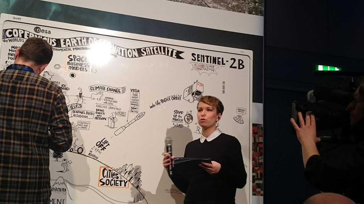 rjmlaird's tweet photo. Some fun memories of #Sentinel2Go @social4space. Thanks @danielscuka @esaoperations for hosting this social media event. The first such event where I became a #sentinerd. #TBT #ThrowbackThursday #SpaceHour https://t.co/Abo6HTC7L9