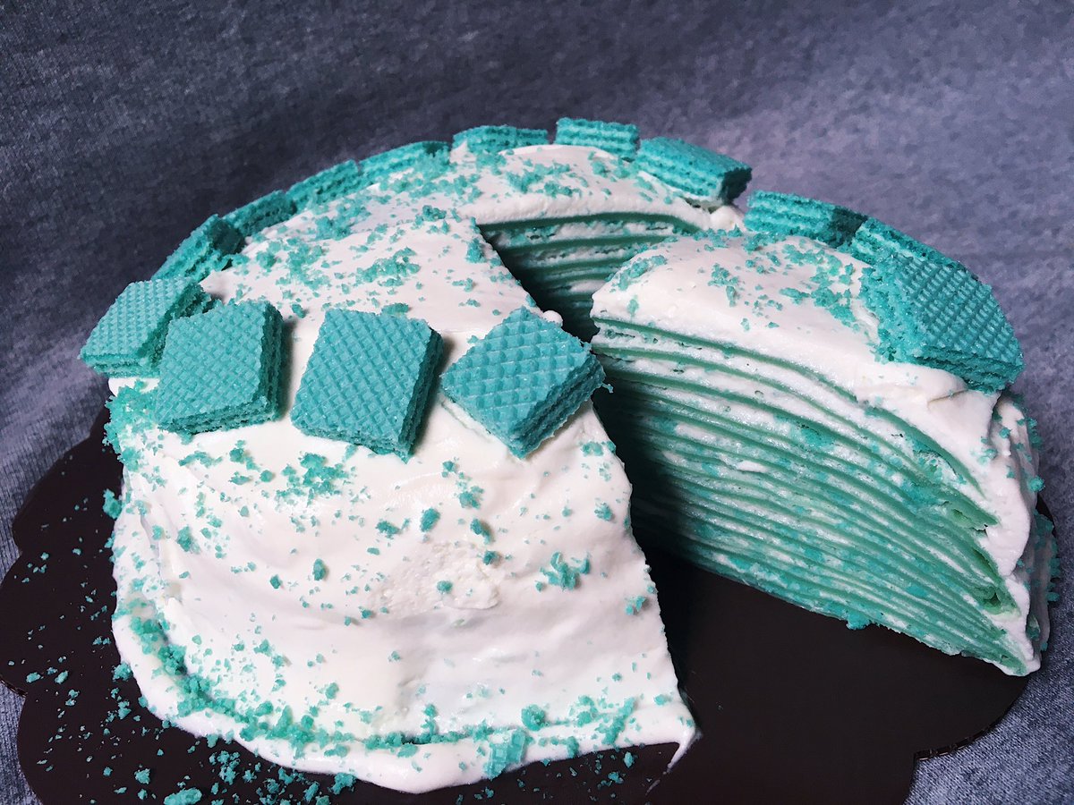 how to make vanilla bubblegum mille crepe cake ✨
•
•
a thread