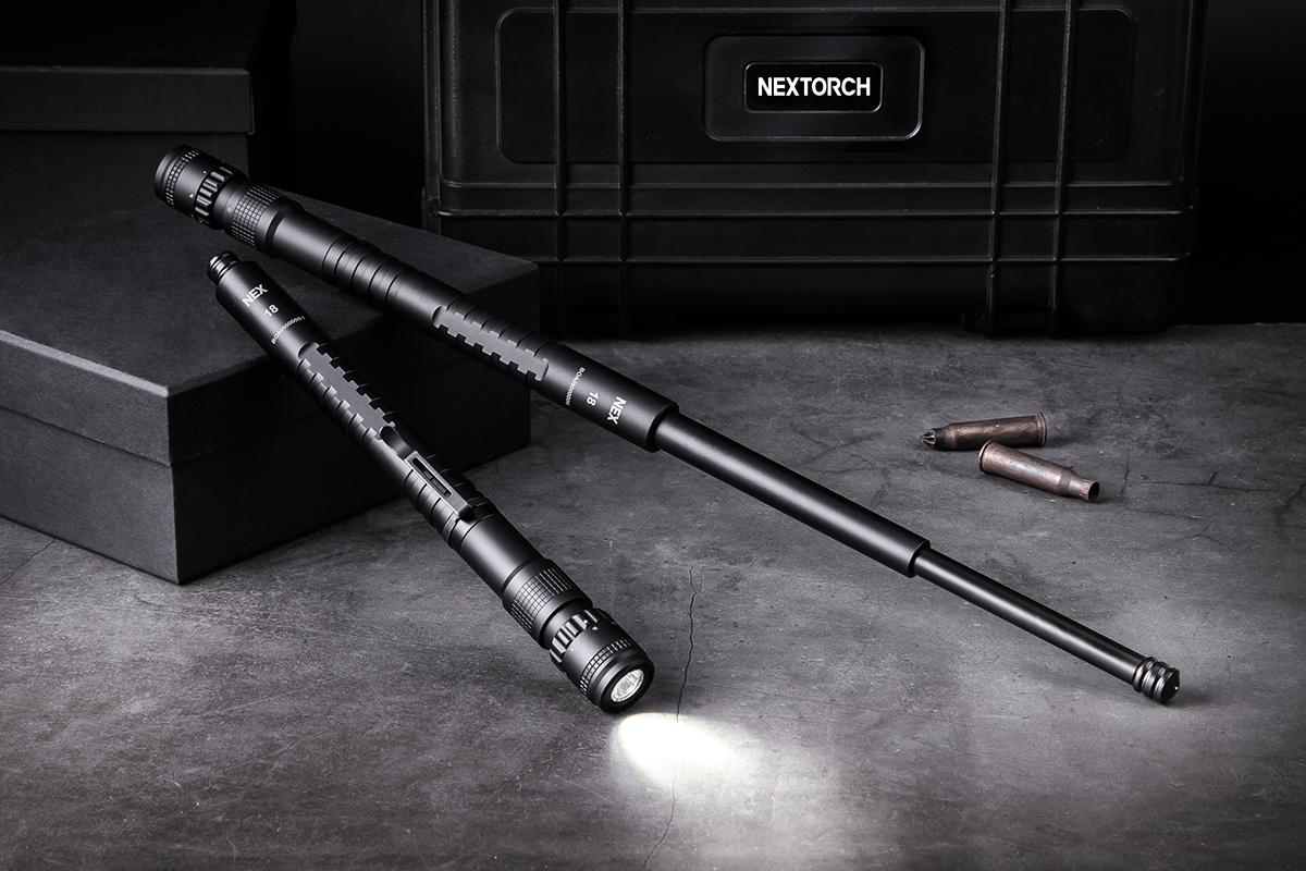nextorchlight's tweet photo. Here comes a #new form of #NEX #portable #baton, also your wholly new choice of #selfdefense #tool! NEX Portable #Stretchable Baton with 410-Lumen #Flashlight
#Nextorch #nextorchflashlight #truncheon #defense #lawenforcement
#duty #plainclothes #police #EDC #tools #gears https://t.co/e3cNVzTAkc