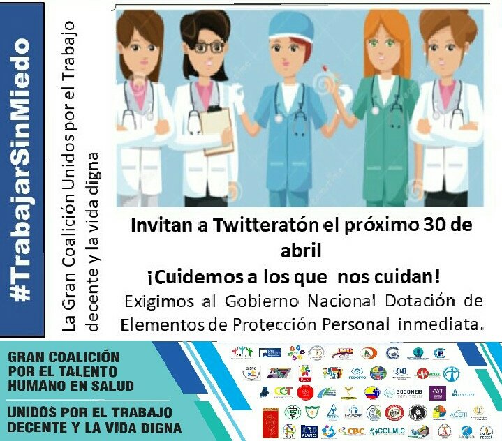 MedicaCol's tweet image. #trabajarsinmiedo #regimenespecialya #elementosdeproteccionya #pacientes #COVID__19 #saludoplanetario @MedicosUnidosCo @MinSaludCol @IvanDuque @infopresidencia @orlandobenitezm @caordosgoitia
#listonnegro